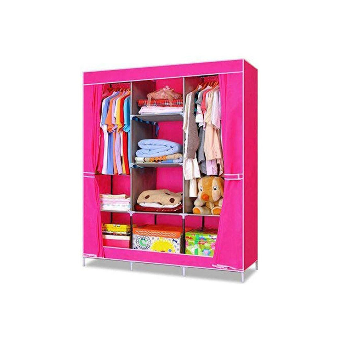 دولاب سفاري محمول سهل التركيب - بينك