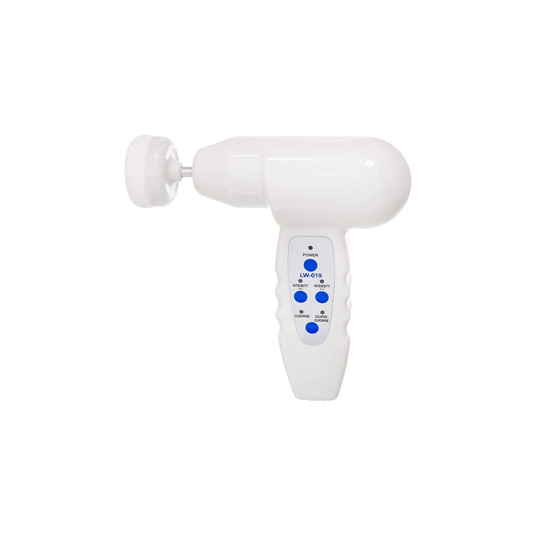 LW-019 فرشاة دوارة محمولة للوجة - أبيض