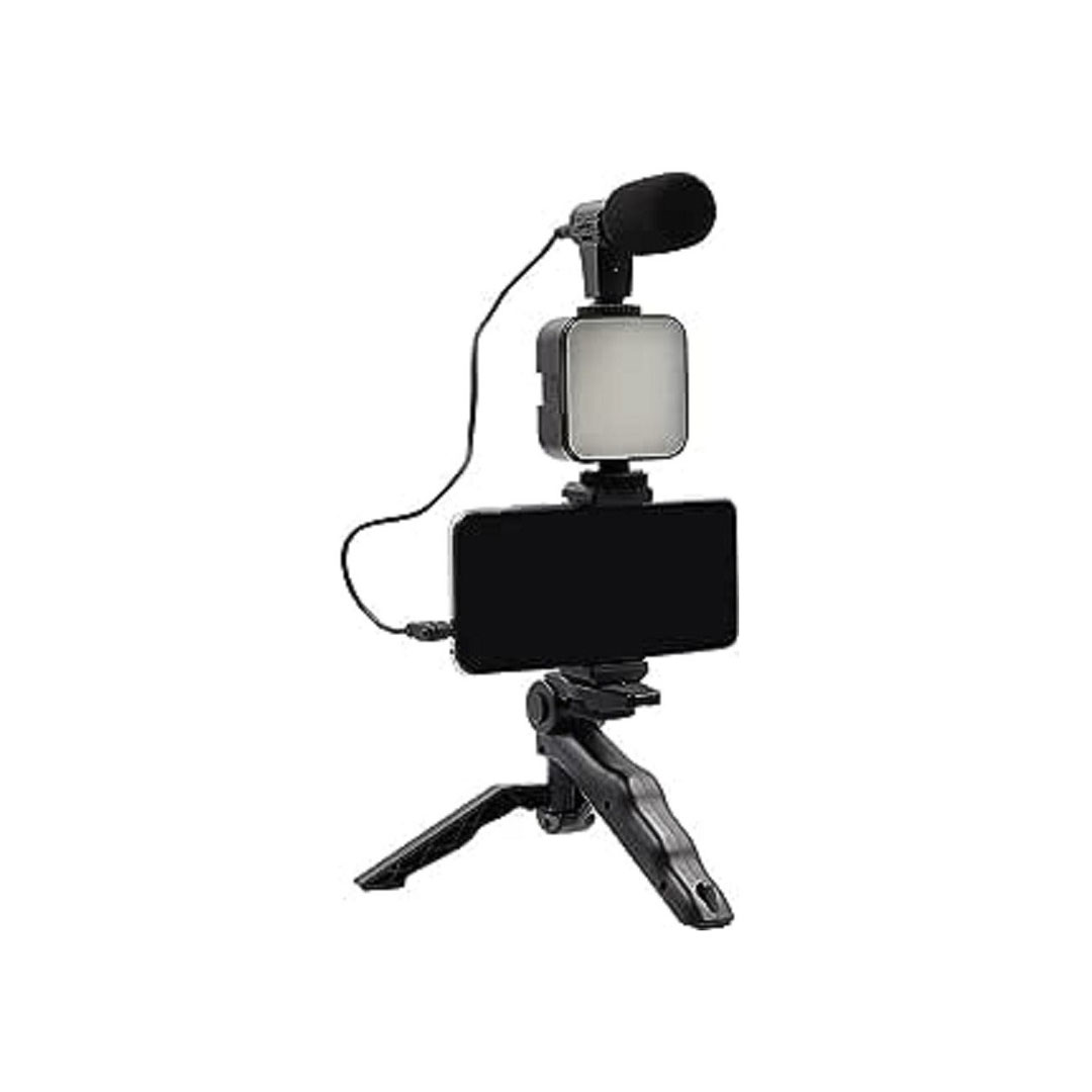 حامل موبايل ثلاثي للفيديو - أسود