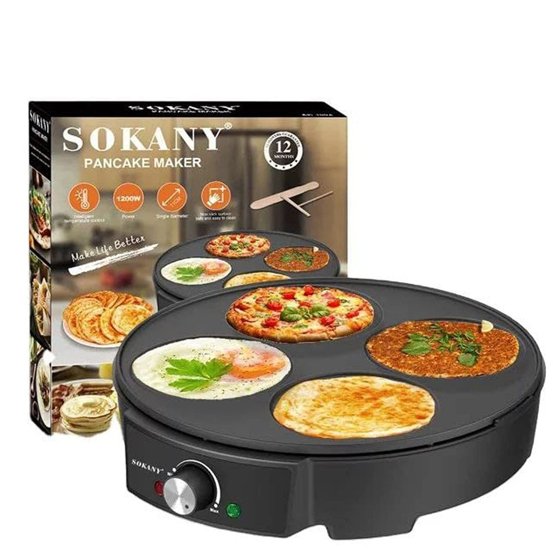 Sk-1003 ماكينة صنع البان كيك - أسود