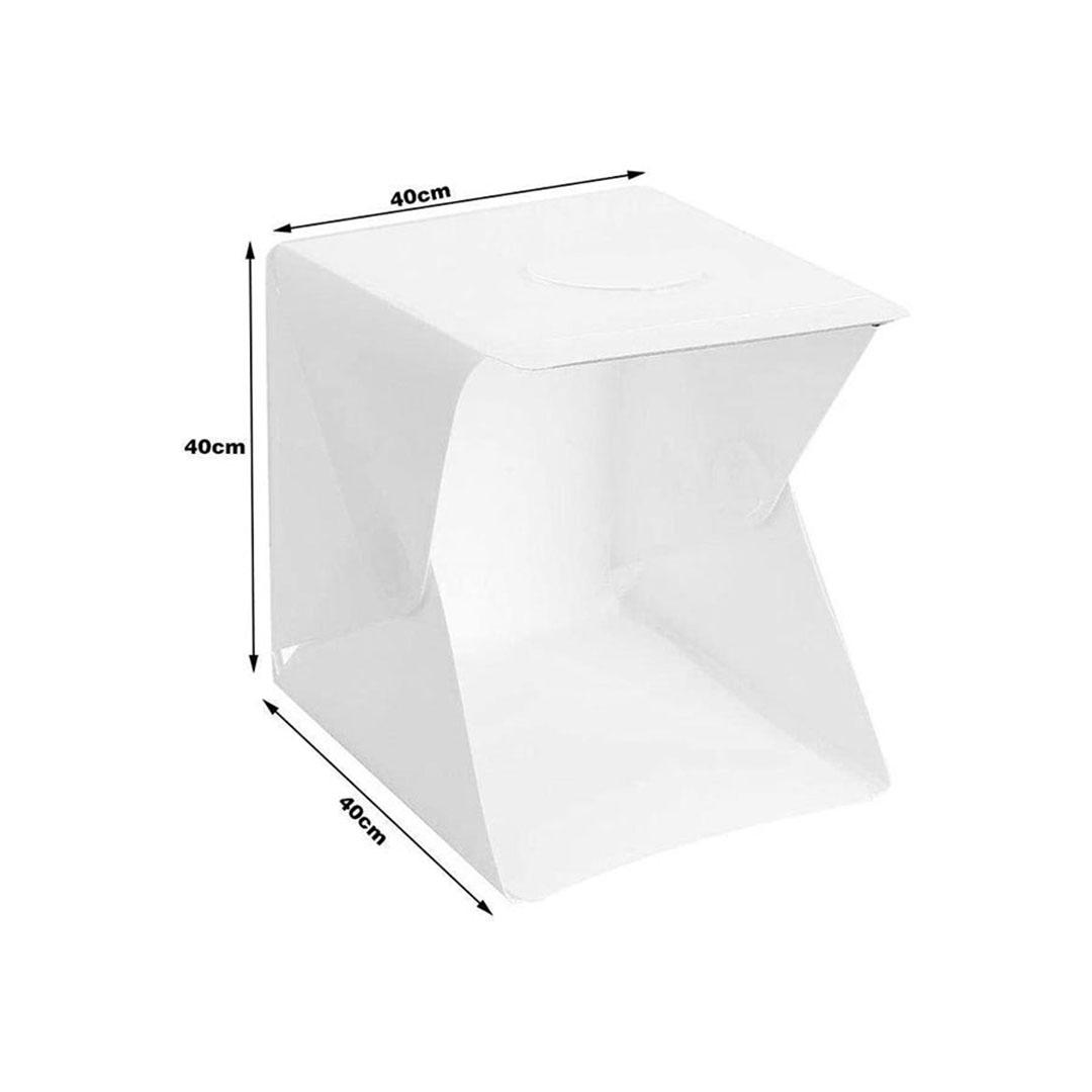 ستوديو تصوير مصغر LED - أسود/أبيض