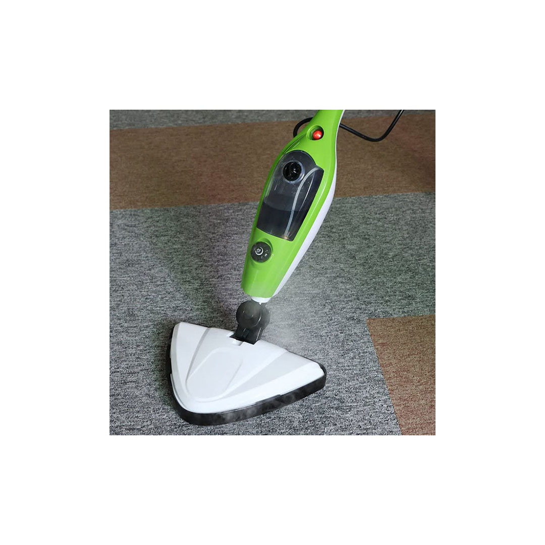 مكنسة بخار 10*1 - 1500 وات - أبيض/أخضر