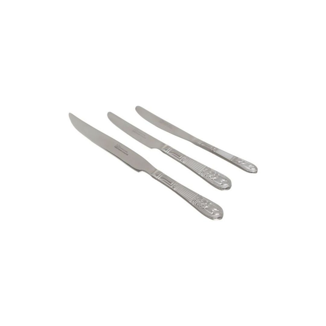 طقم معالق وشوك - 14 قطعة - فضي