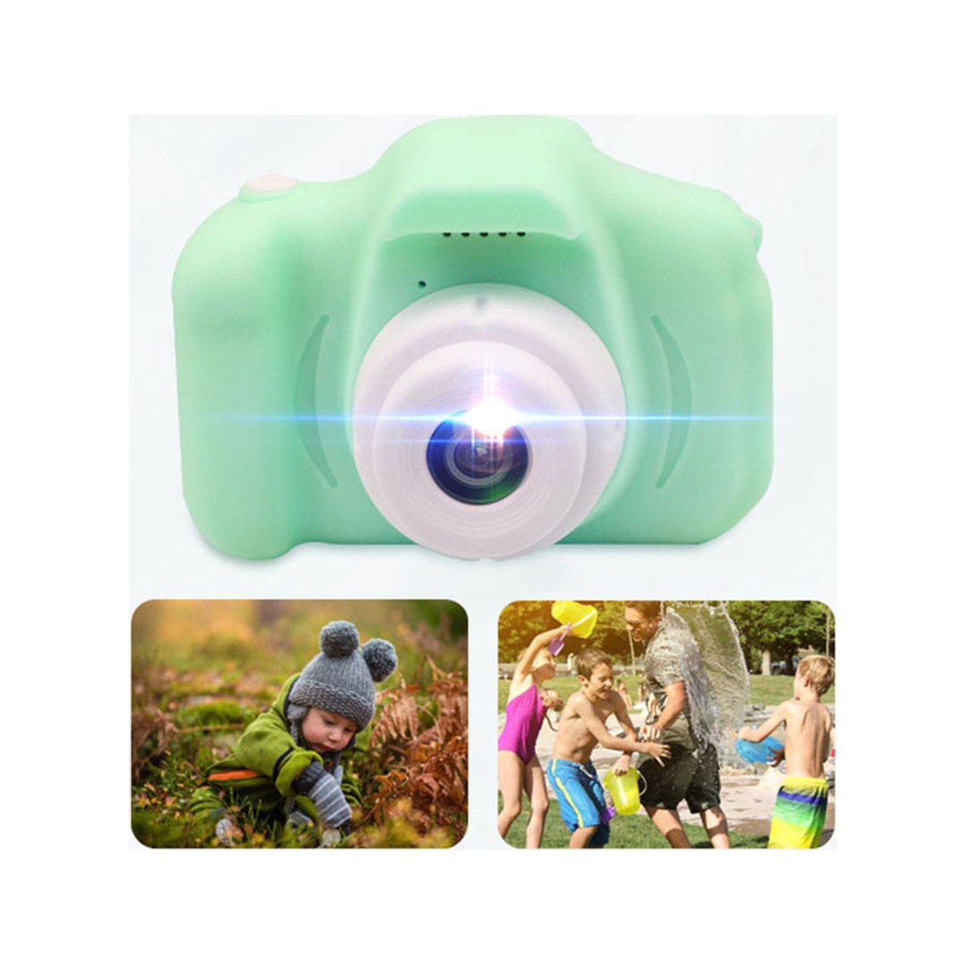 كاميرا ديجيتال صغيرة للأطفال - أخضر