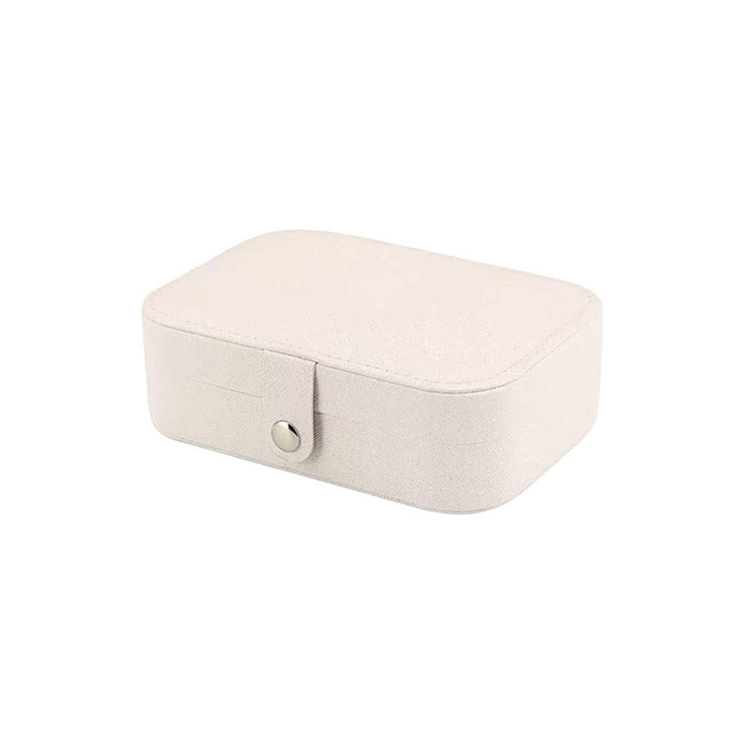 صندوق مجوهرات للبنات - أبيض