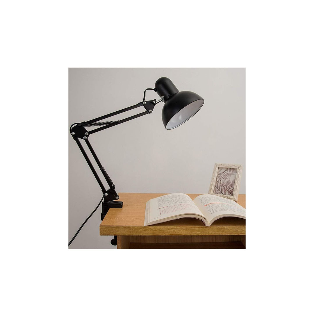 كشاف مكتب معدن - أسود