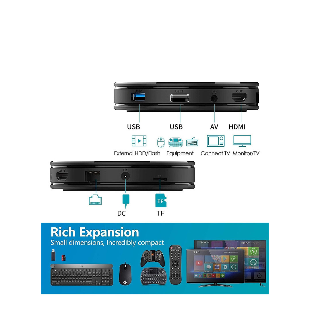 HK1 ريسيفر تيلفزيون بريموت - أسود