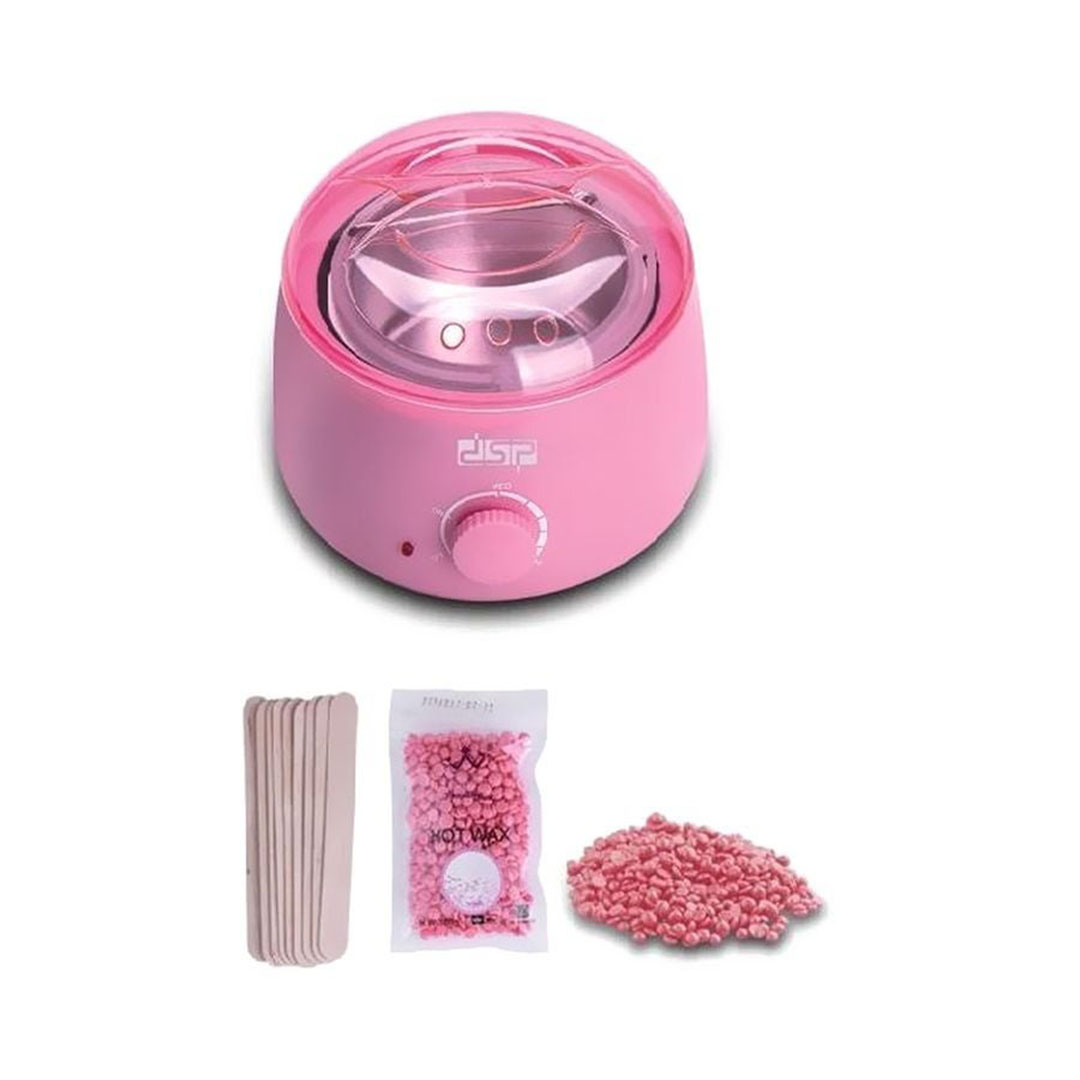 ماكينة تسخين الشمع - بينك/فضي