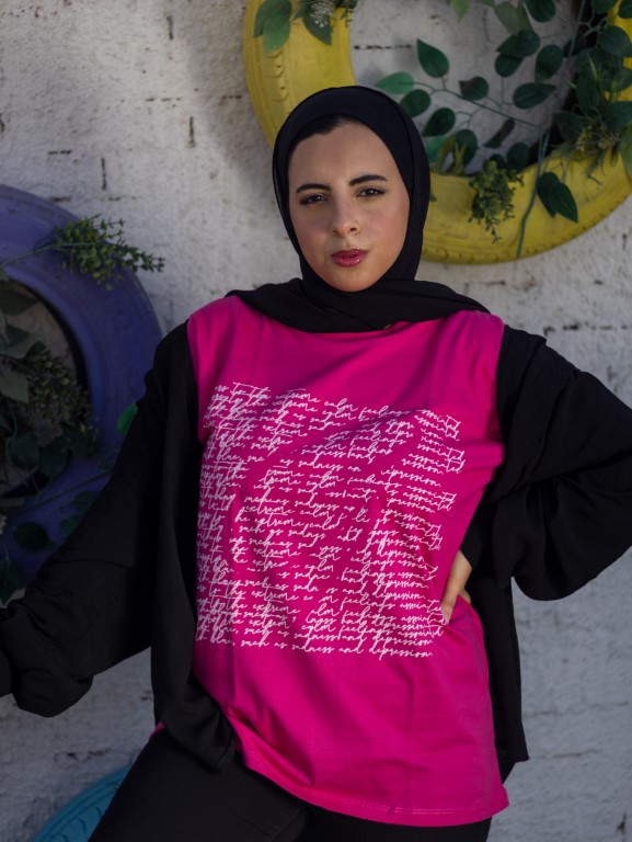 تيشيرت حريمي مطبوعة