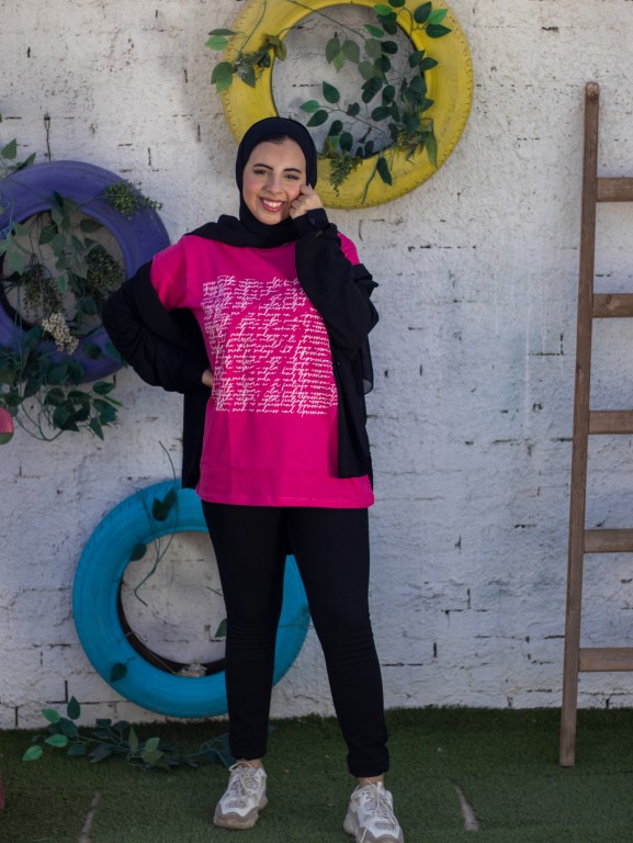 تيشيرت حريمي مطبوعة