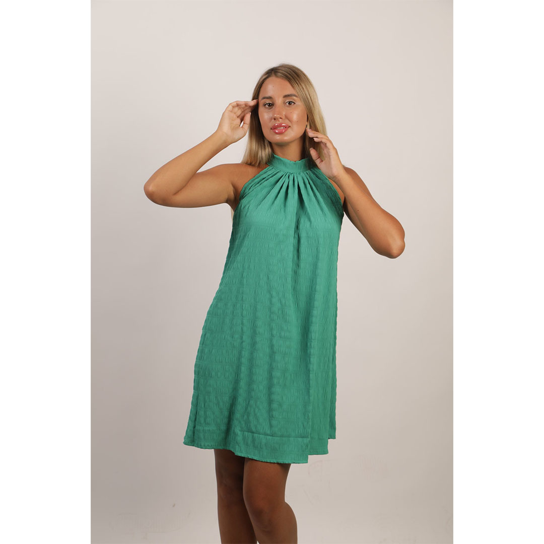 فستان قصير حريمي - أخضر