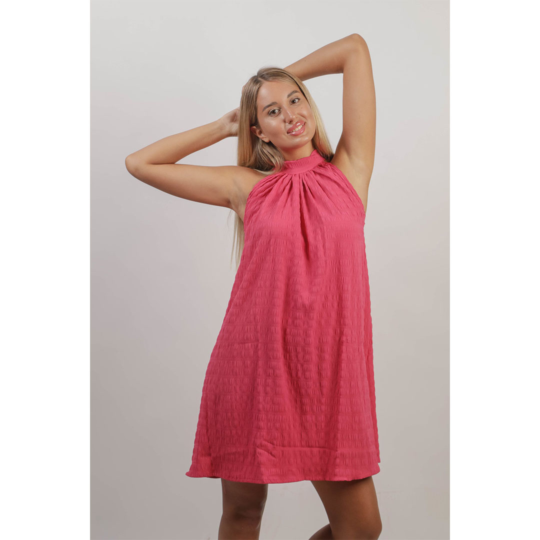 فستان قصير حريمي - بينك