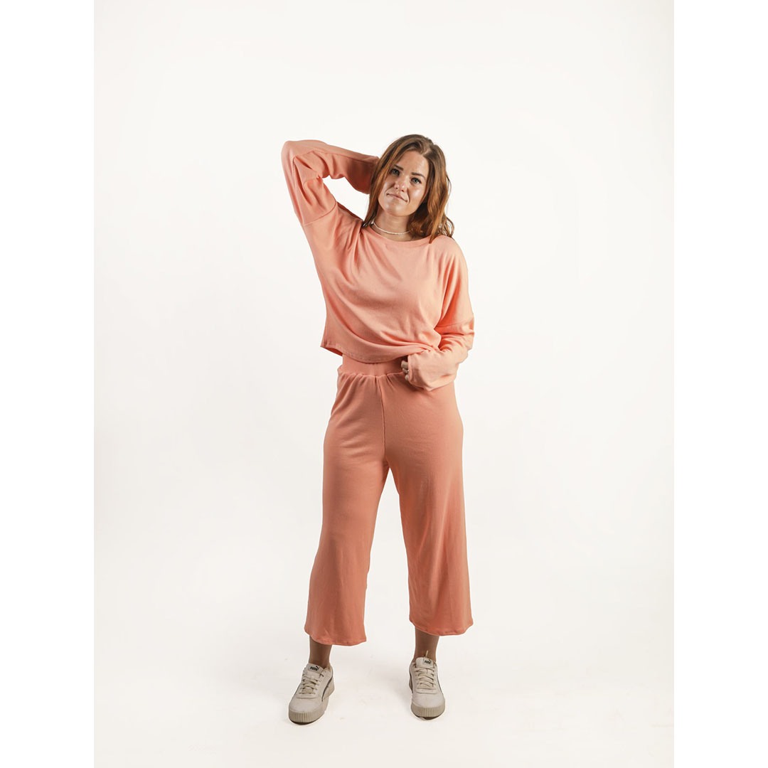 تيشيرت بكم طويل حريمي - سيمون