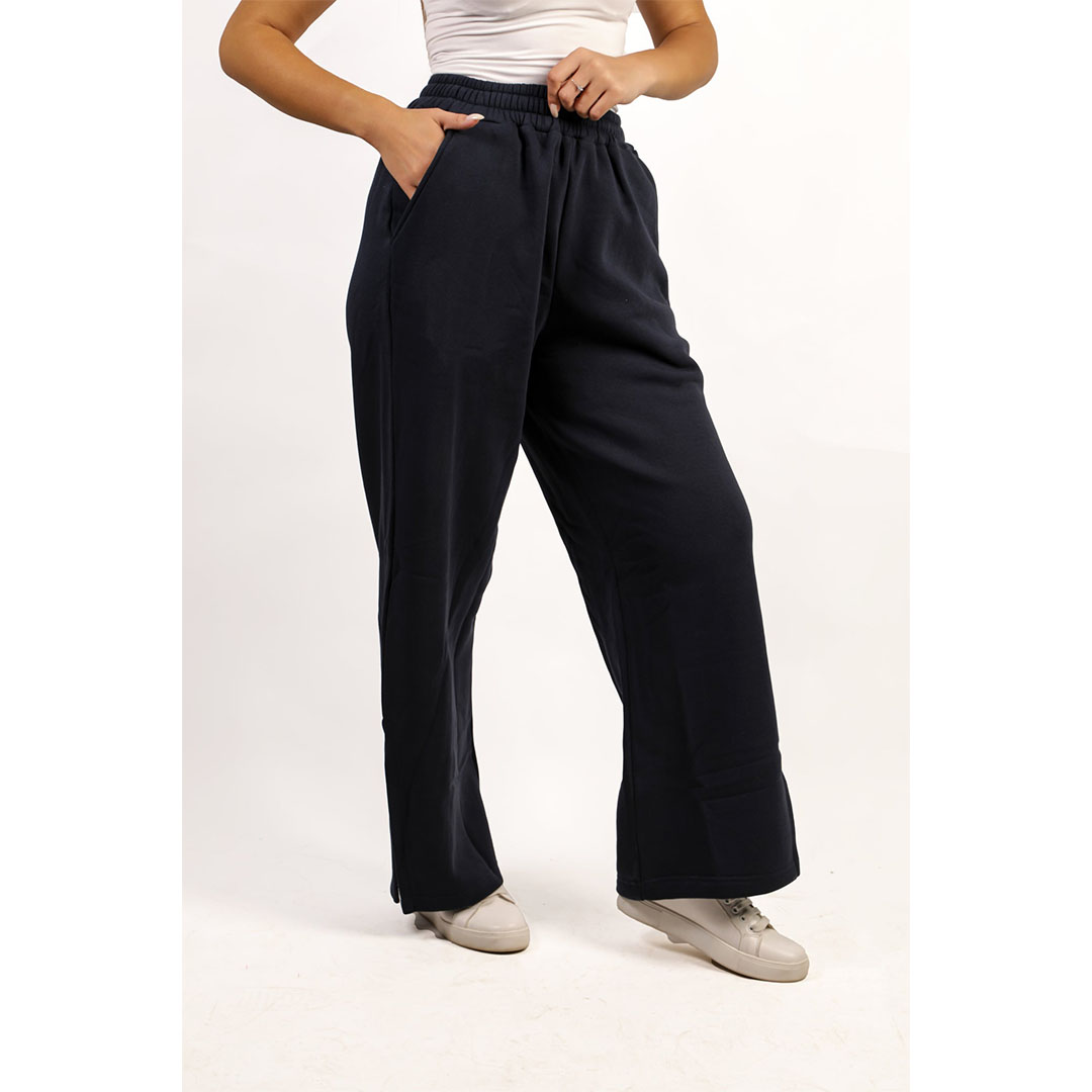 بنطلون قطن رجل واسعة حريمي - كحلي