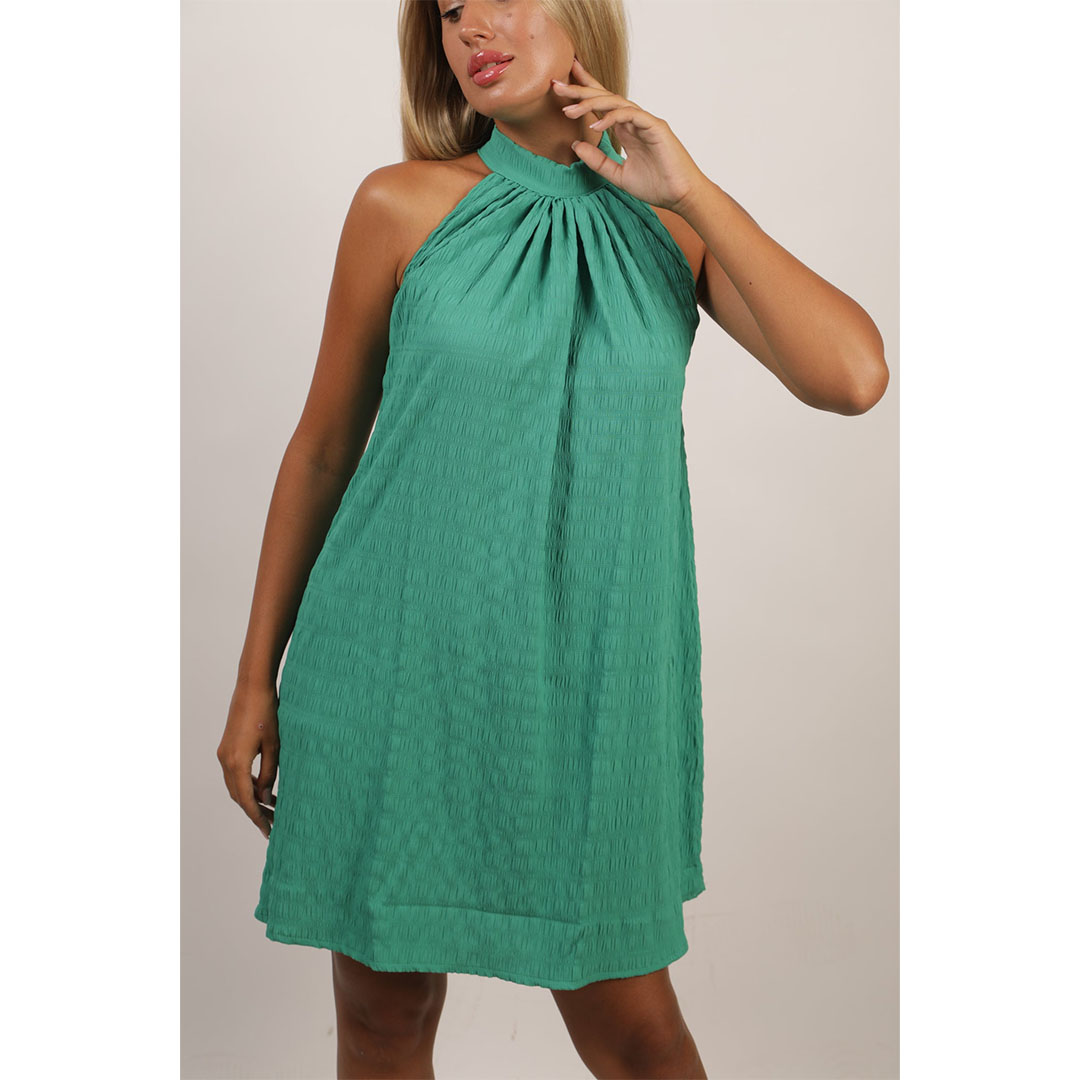 فستان قصير حريمي - أخضر