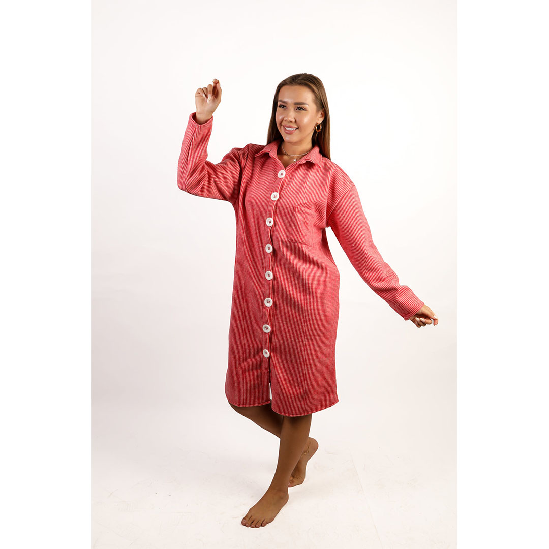 قميص نوم واسع حريمي - بينك