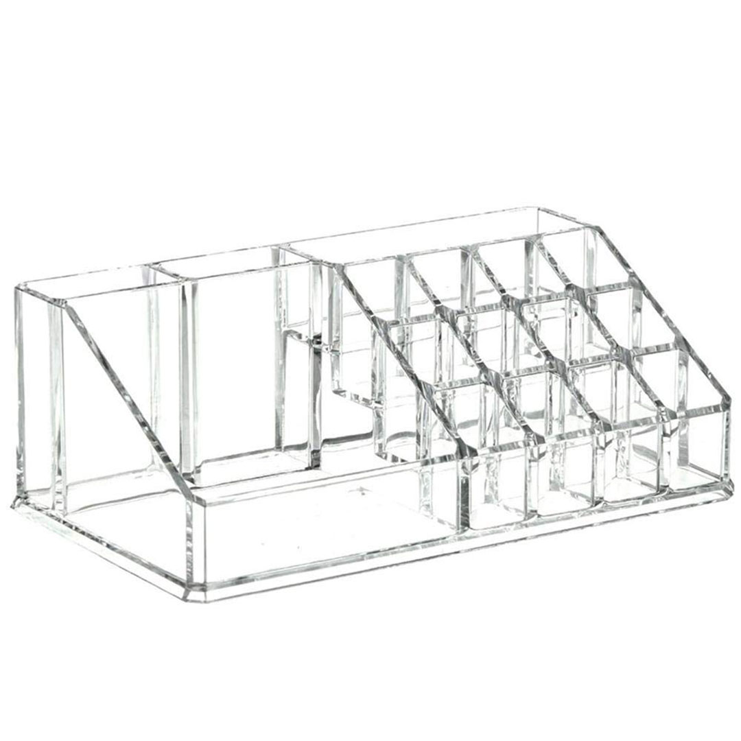 صندوق منظم الميك اب - الأكريليك شفاف