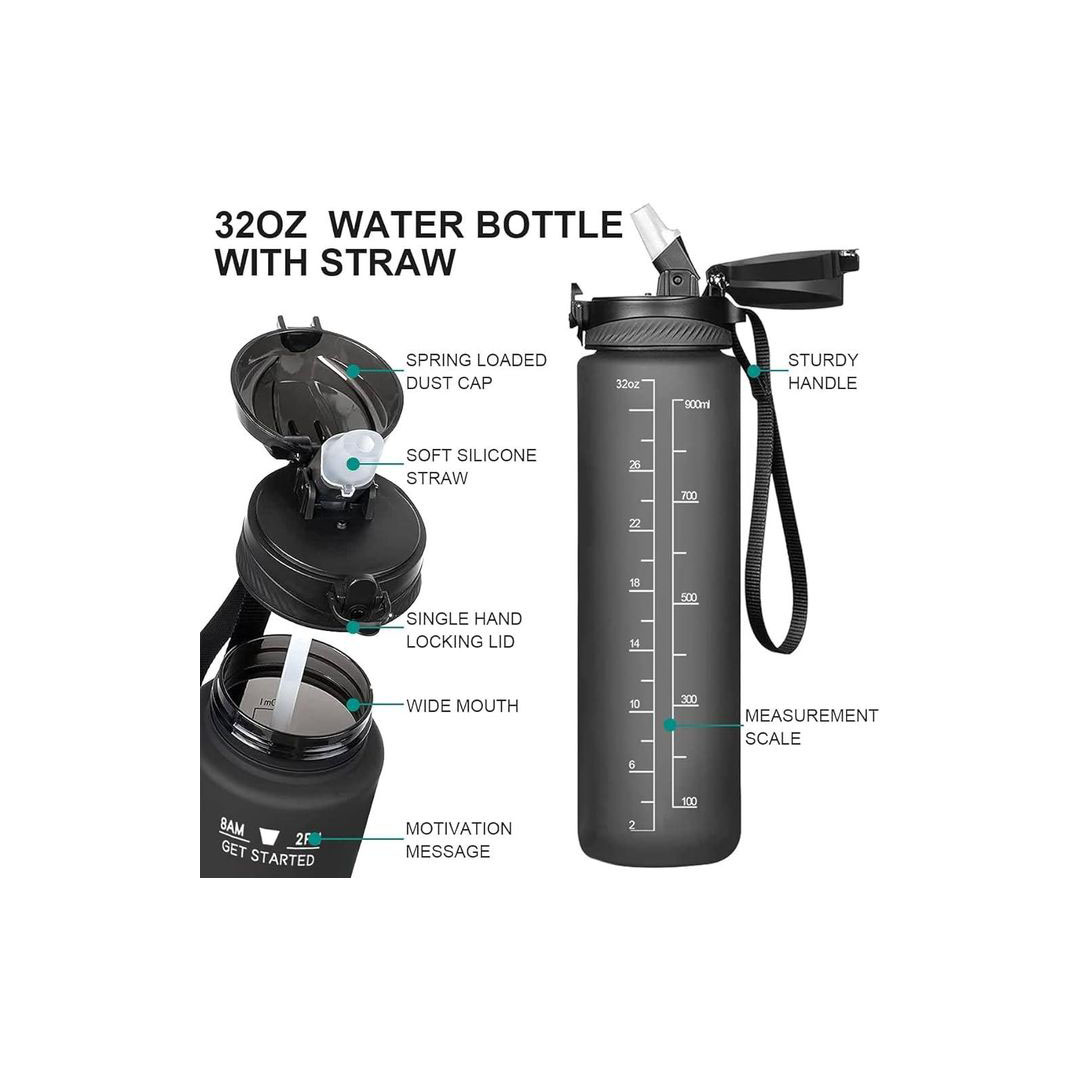 زجاجة مياه تحفيزية - 900مل