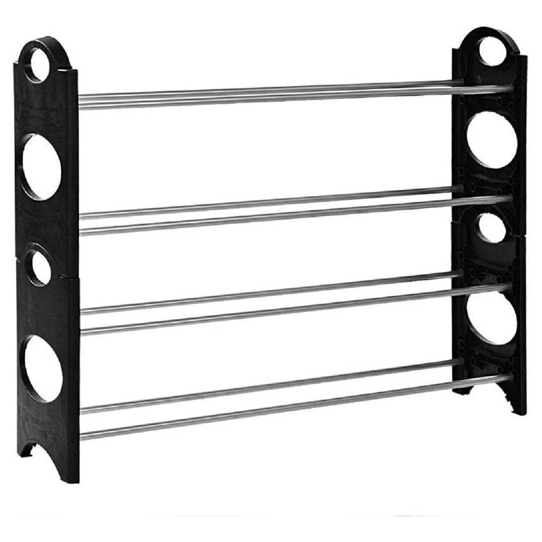 رفوف جزامة للطرقة والممرات - 4 طبقات - أسود