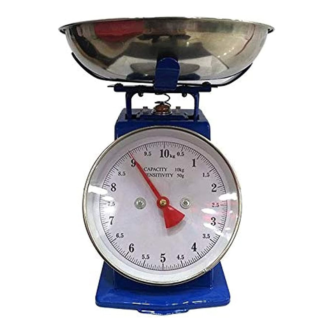 ميزان مطبخ ميكانيكي بوعاء ستانلس ستيل - أزرق