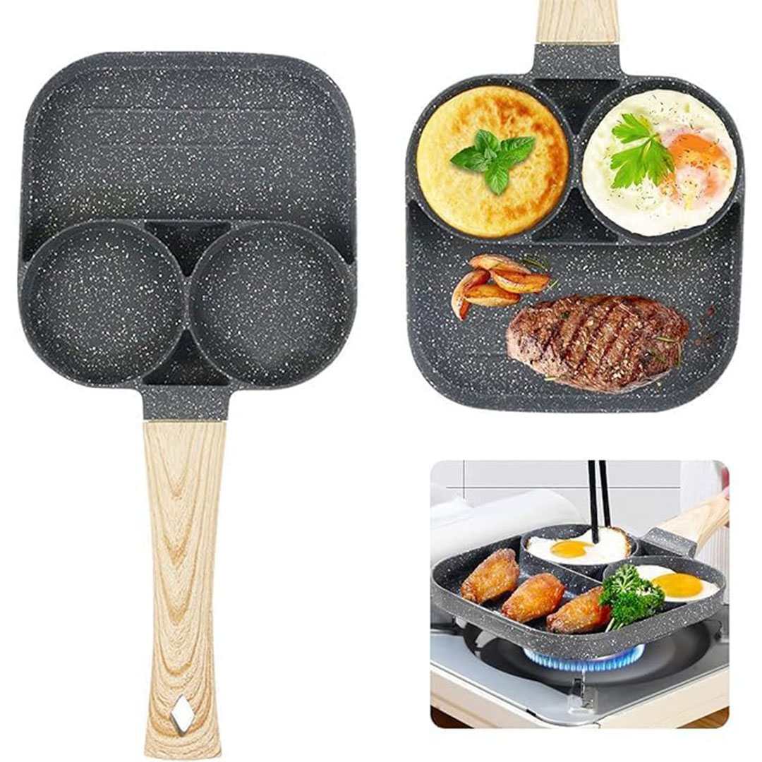 طاسة جريل متقسمة إلي 3 أجزاء