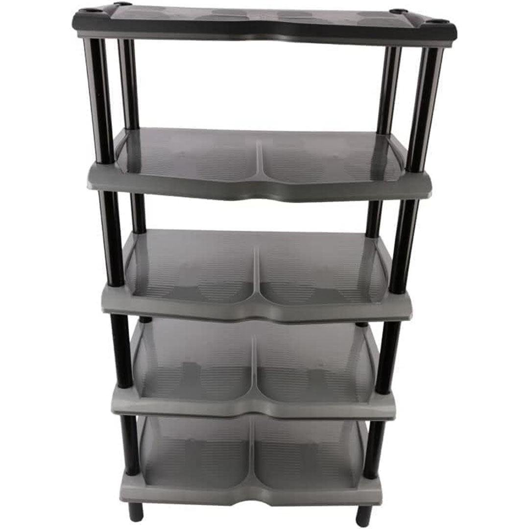 جزامة لتنظيم الاحذية - 5 دور - أسود