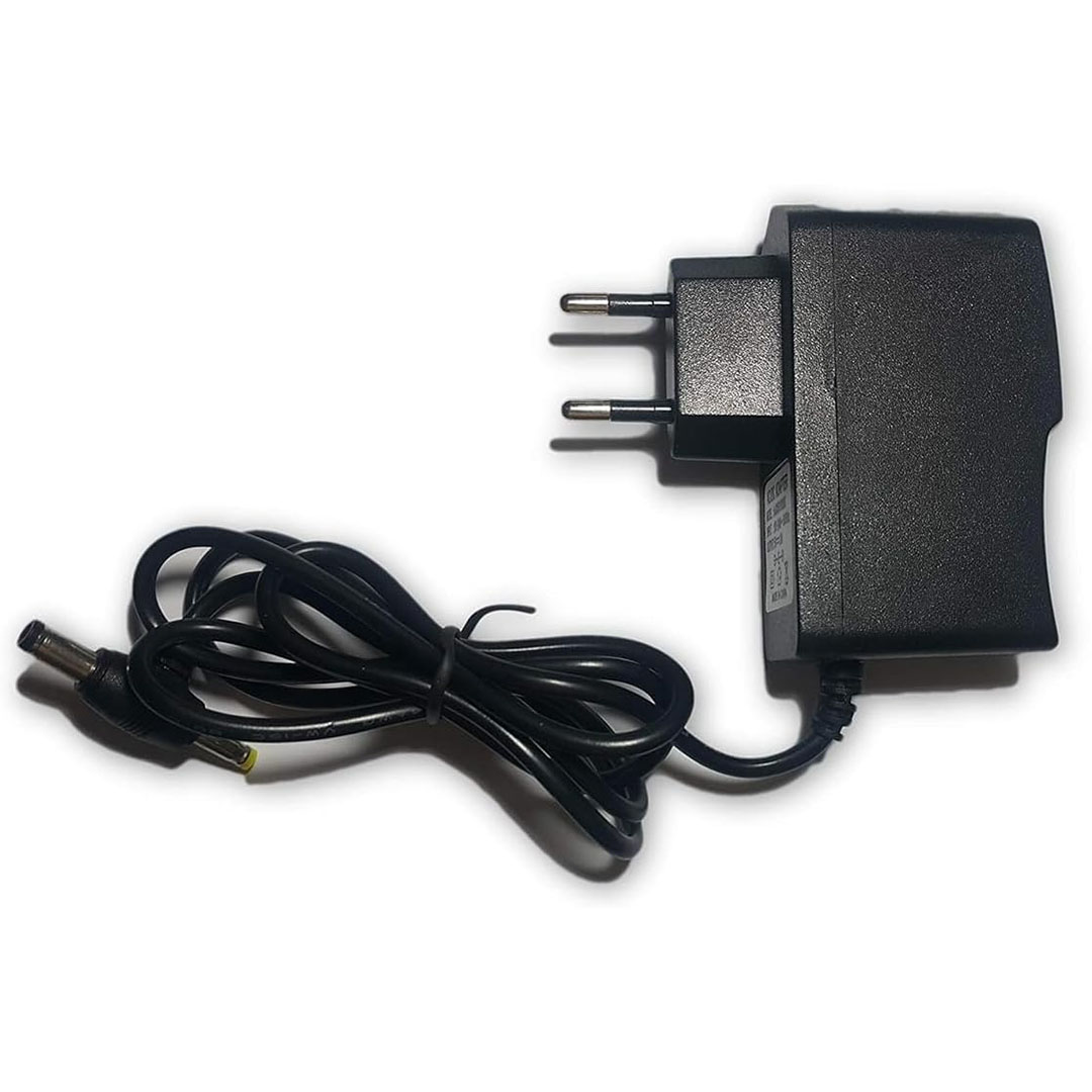 محول كهرباء تيار متردد لتيار ثابت - 9 فولت - AC/DC - أسود