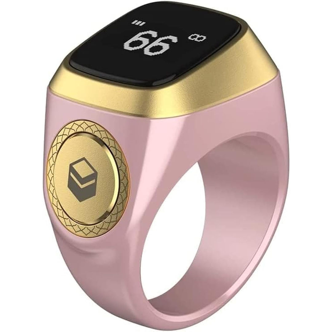 خاتم تسبيح ذكي - 20 مللي - بينك