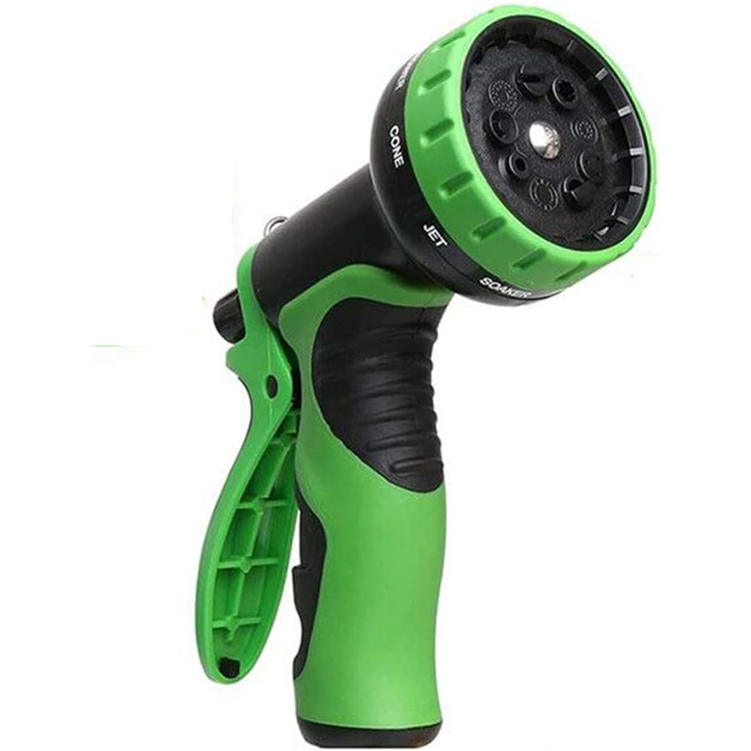 بخاخ خرطوم المياه القابل للتعديل - أسود/أخضر