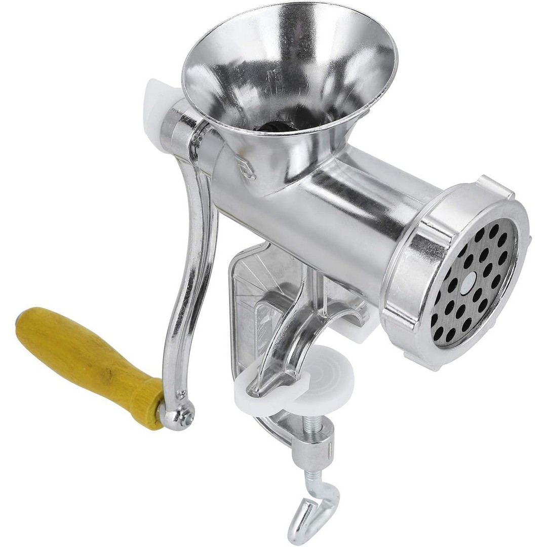 مفرمة لحم يدوية متعددة الوظائف - فضي