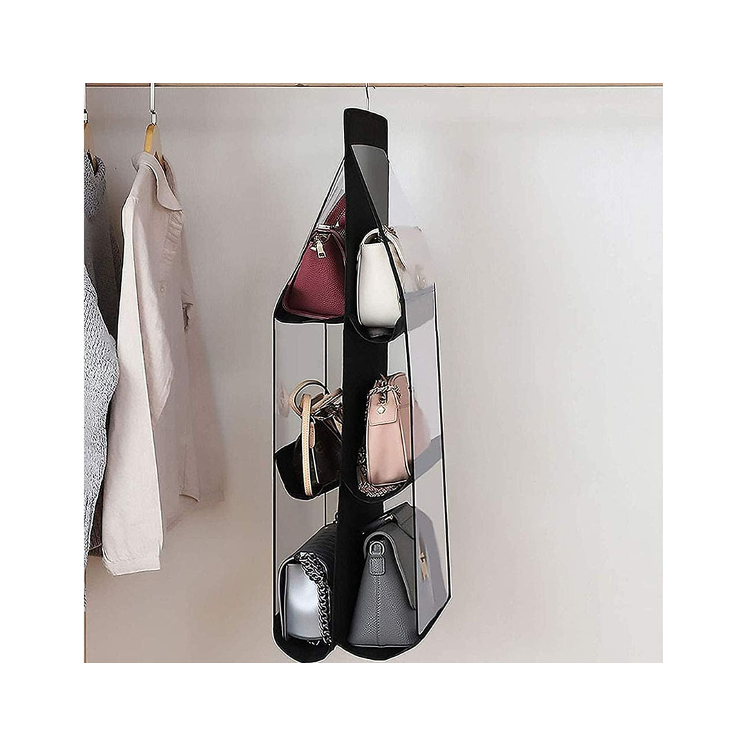 منظم شنط للدولاب - 6 جيوب