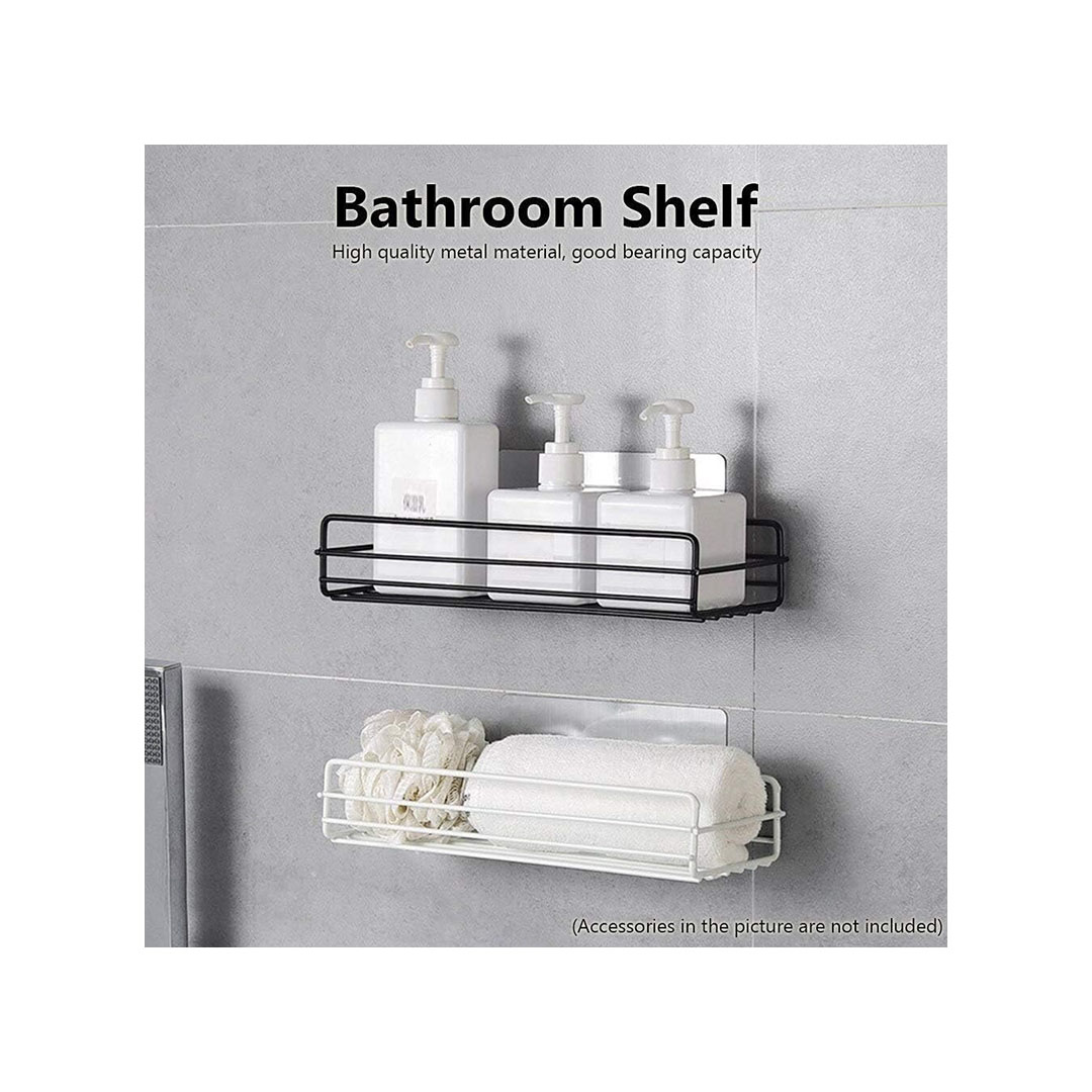 رف معدني لحائط المطبخ - أسود