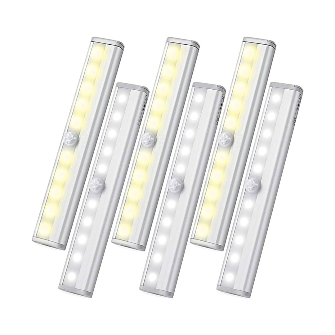 كشاف ليد للخزانة بمستشعر حركة - 10 ليد