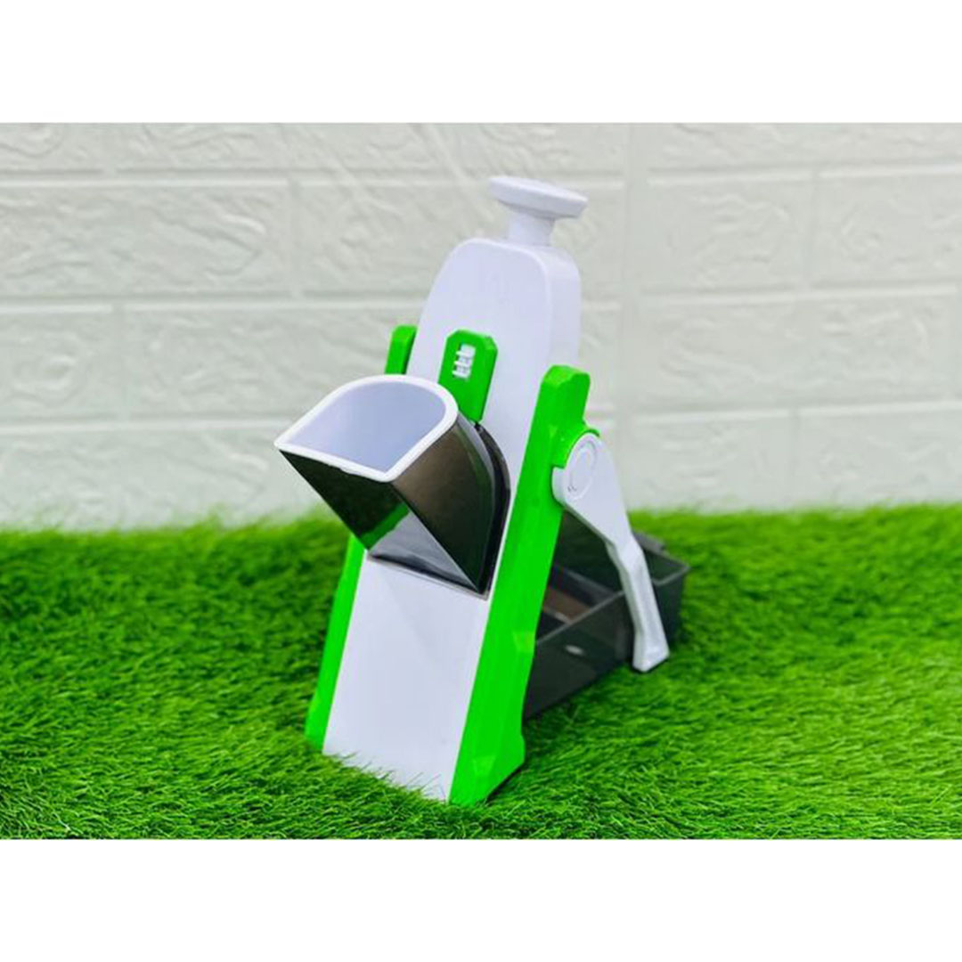 قطاعة خضروات مع حوض تجميع