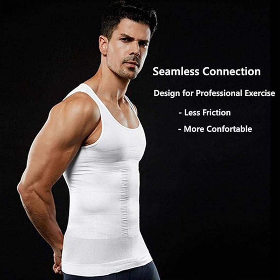 مشد رجالي للبطن و لشد ترهلات الجسم - أبيض