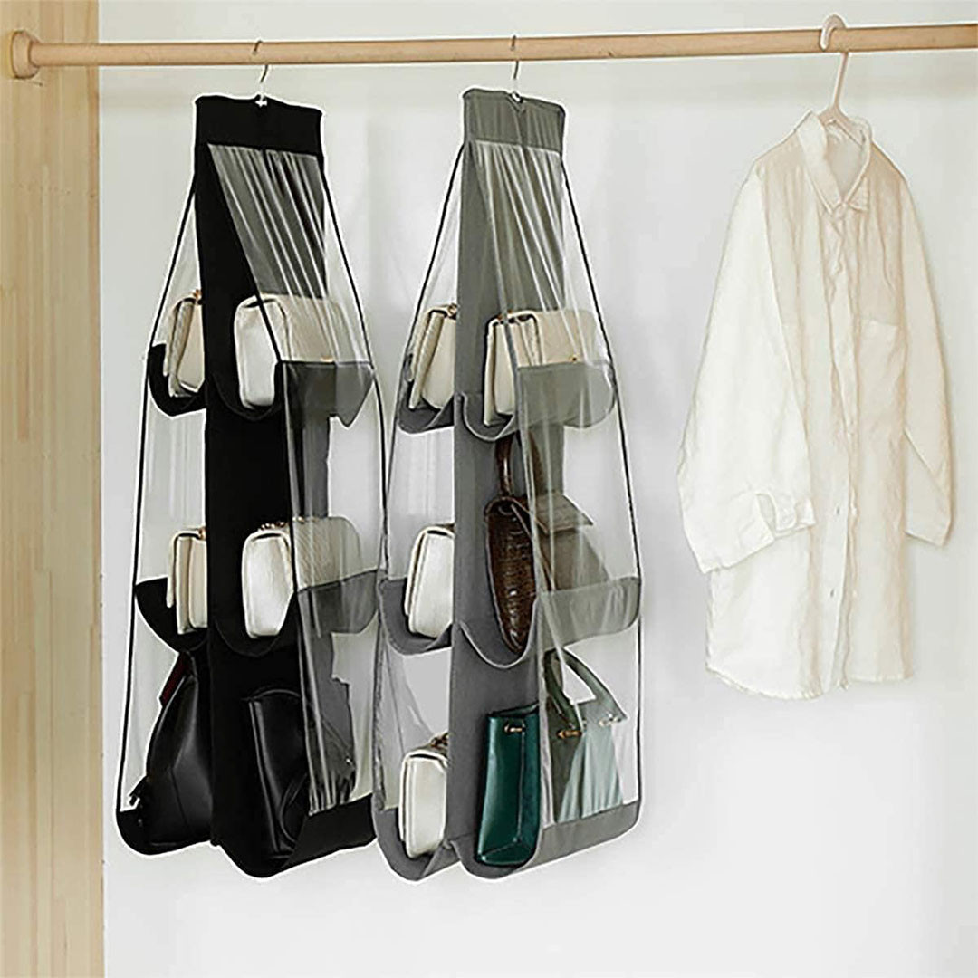 منظم معلق للشنط - رمادي