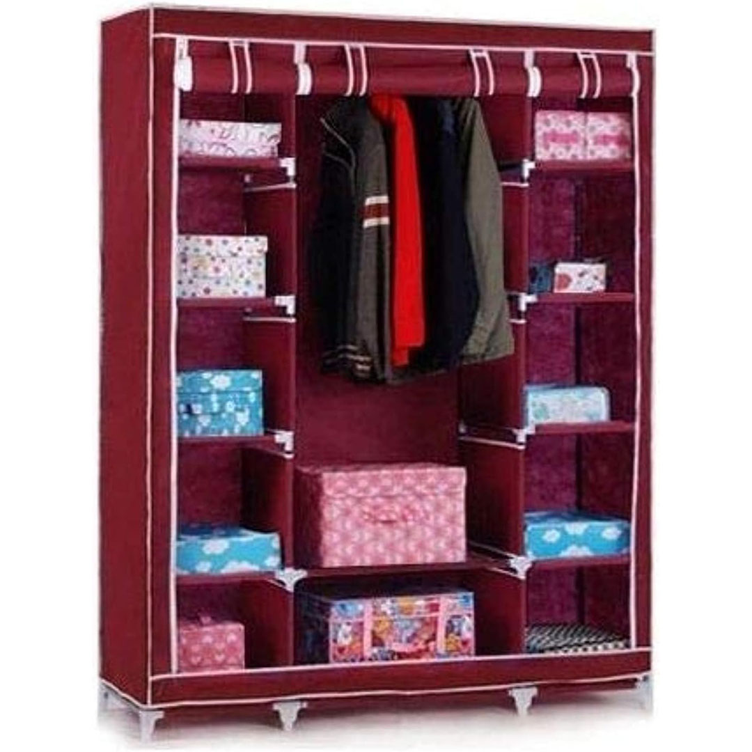دولاب ملابس قماش سهل التركيب - 3 درفه - نبيتي