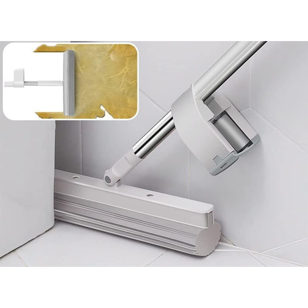 ممسحة تنظيف الارضيات - 180 درجة - رمادي