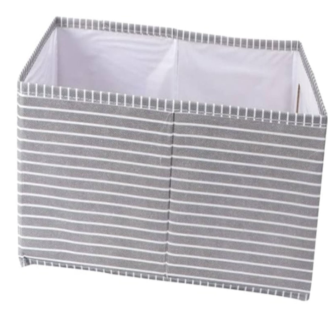 منظم قابل للطى لتنظيم الملابس والمفروشات - 45*25*20سم - رمادى