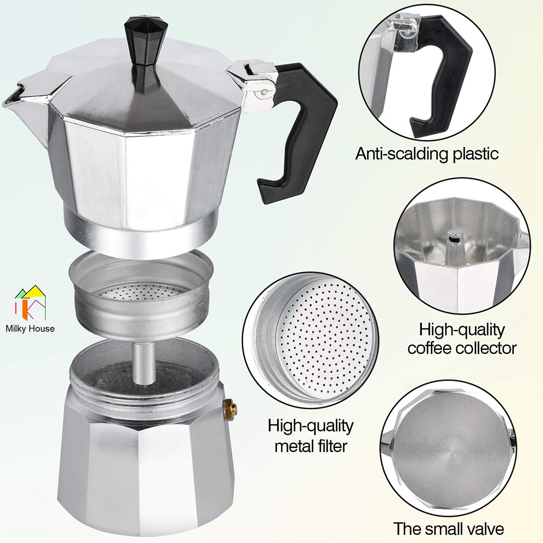 ماكينة تحضير إسبريسو - 3 أكواب