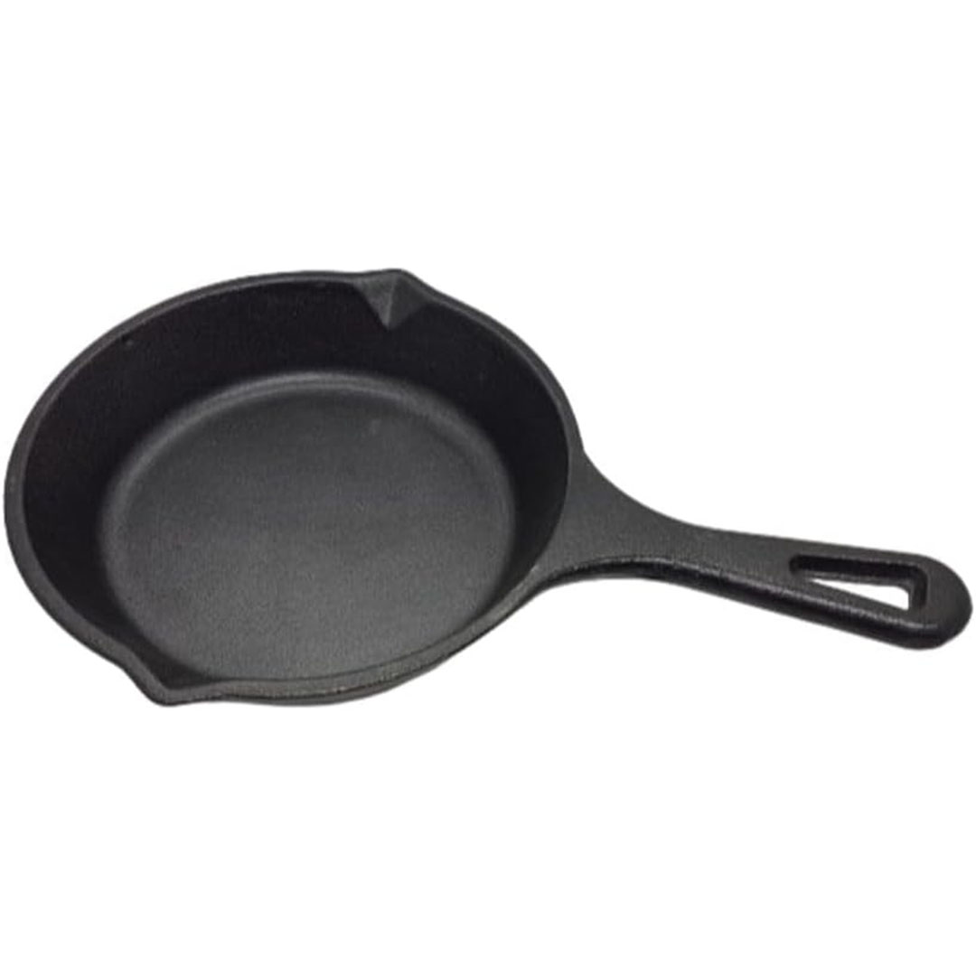 طاسة قلي من حديد مصبوب - 20 سم