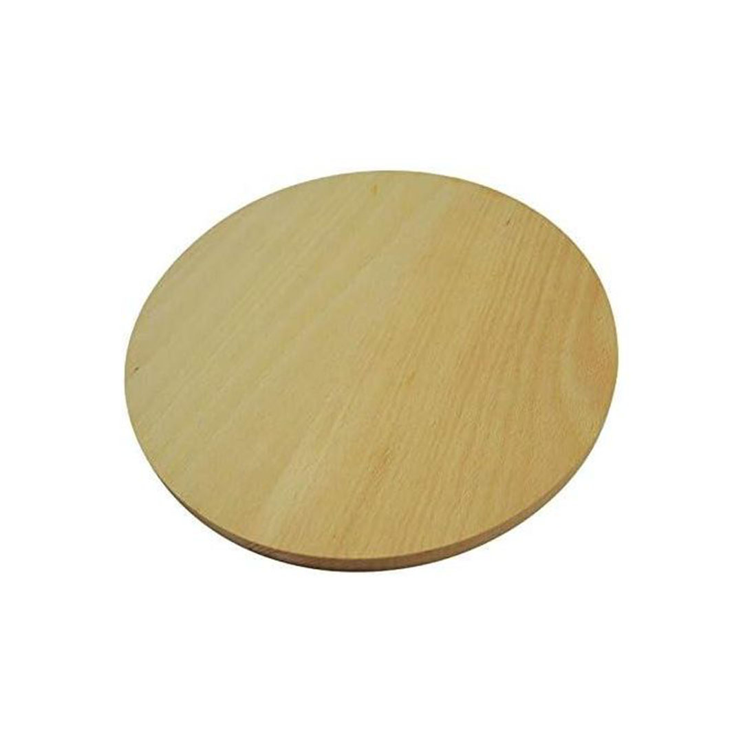 صينية دائرية مصنوعة من الخشب الطبيعي