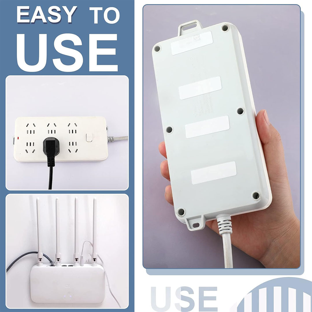 شريط لاصق مزدوج الجوانب مع صندوق تخزين - 120 قطعة - شفاف