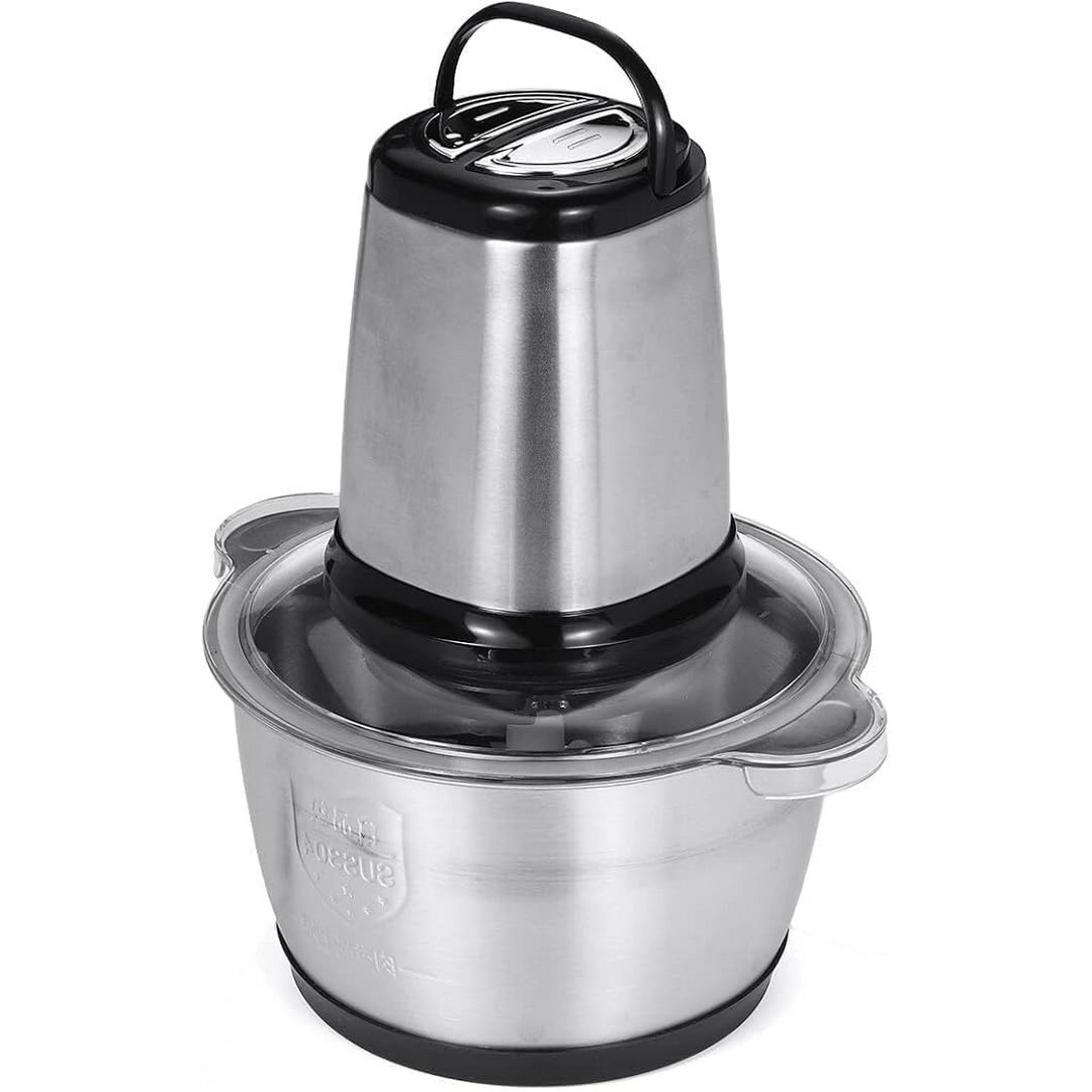 كبة طعام كهربائي - 300 وات - 3 لتر - فضي