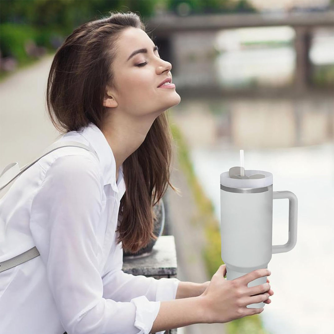 كوب ستانلي كوينشر - H2.0 - رمادي