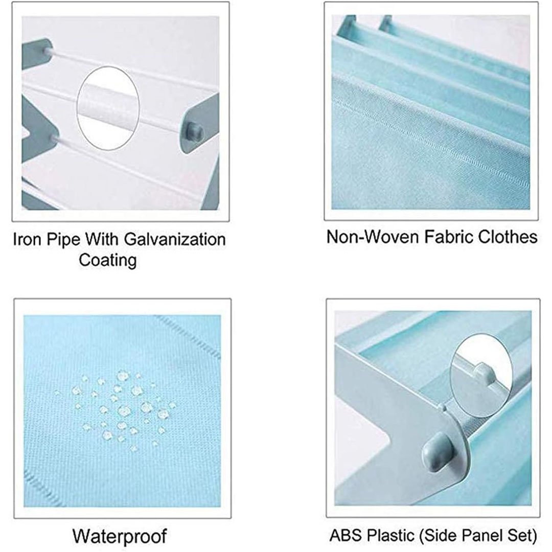 منظم الأحذية المعدنى والبلاستيكى – 4 مستويات - بيبي بلو