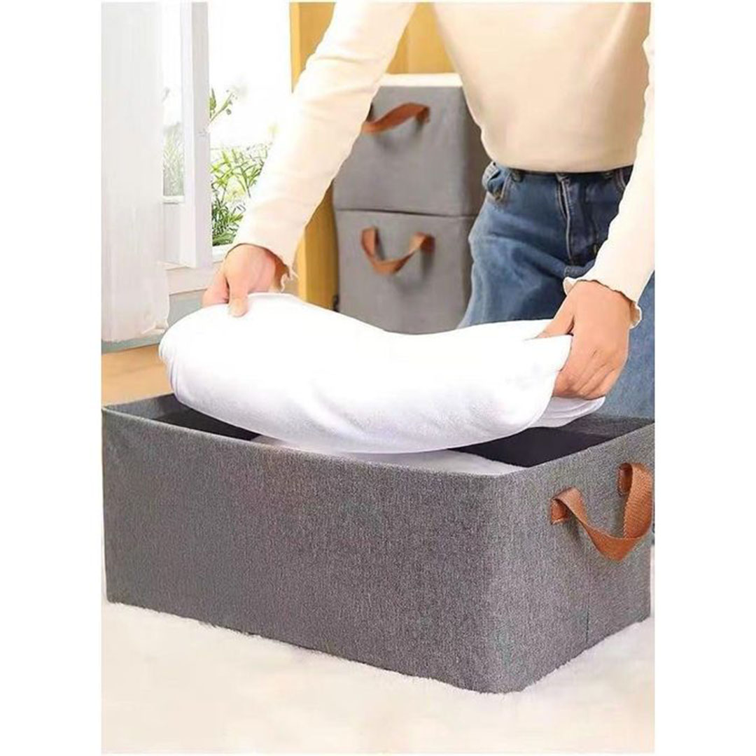 صندوق تخزين قماش قابل للطي - 3 قطع