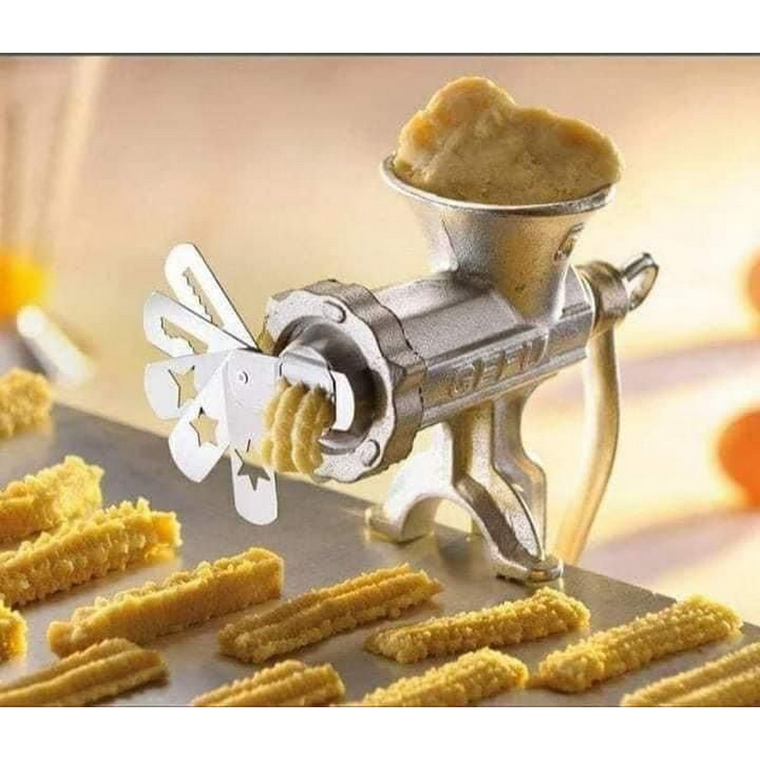 مفرمة لحم يدوية متعددة الوظائف - فضي