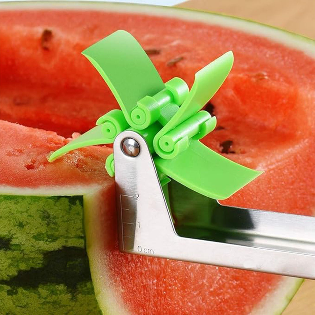 قطاعة بطيخ مكعبات