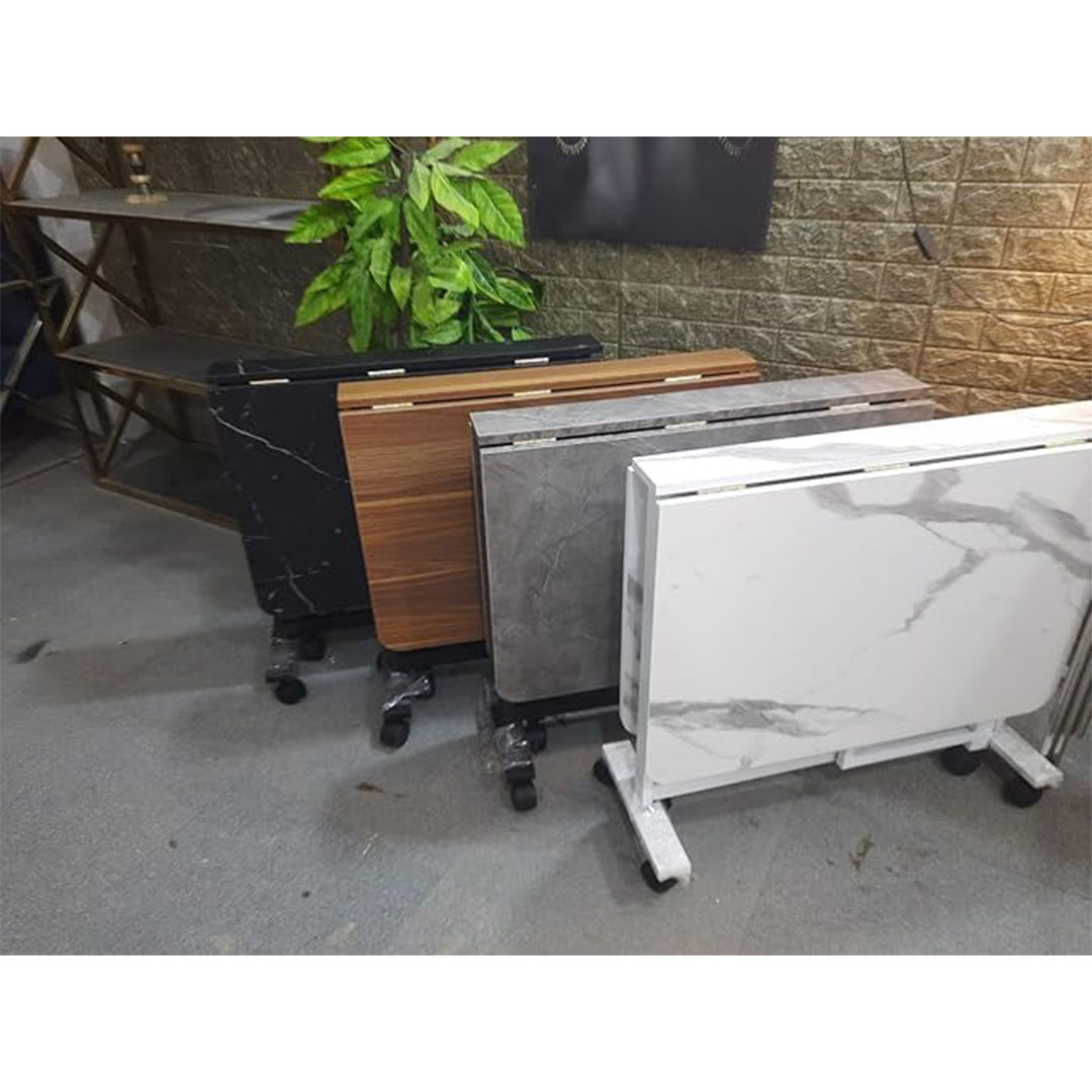 ترابيزة ضيافة قابلة للطى - مقاس 120 * 80 سم - رمادي